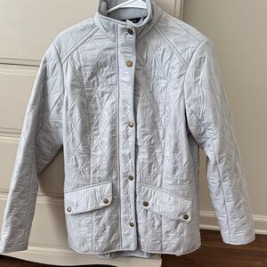 Barbour Women's Quilted Puffer Jacket - Light Gray